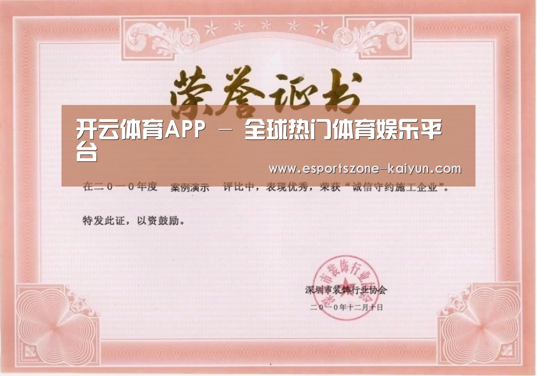 荣誉证书二
